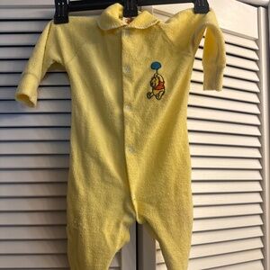 Disney Winnie the Pooh Romper vintage 12 months